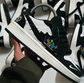 کتانی ودوو زنانه سفید مشکی