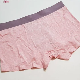 شورت مردانه مدل پادار صورتی کد 4993