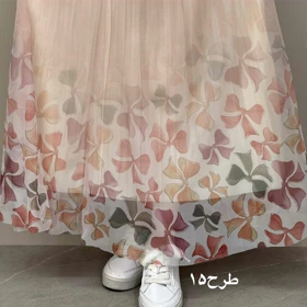 دامن دورو طرح دار (طرح۱۵)