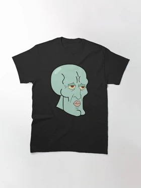 تیشرت Spongebob | تیشرت باب اسفنجی طرح Handsome Squidward کد 118901
