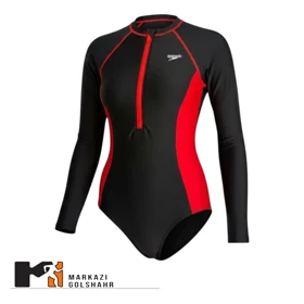 مایو زنانه آستیندار طرح Speedo کد 2013655