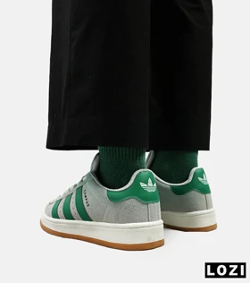 کفش کتانی مردانه طوسی سبز ADIDAS Campus