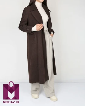 کت فوتر زمستانه موهر بلند 04 MODAZ clothes (قهوه ای)