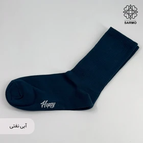 جوراب هپی ساق بلند (آبی نفتی)