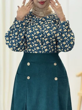 3903-شومیز و دامن هما