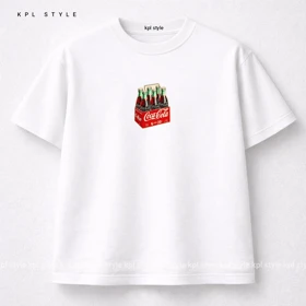 تیشرت باکسی 100٪ پنبه (Coca-Cola) | کد 1381
