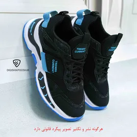 کفش کتانی گوچی مشکی آبی