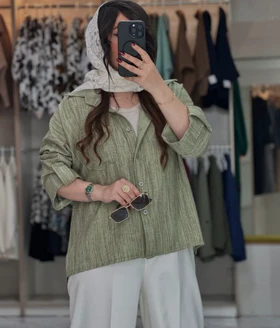 شومیز مانتویی ابروبادی