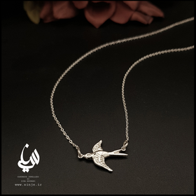 گردنبند پرستو نقره برند سینجه