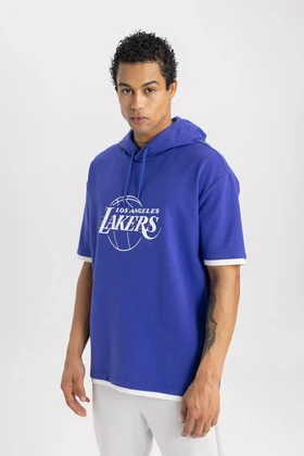 تیشرت کاپشن با سایز بزرگ Nba Los Angeles Lakers Fit B3895AX24SP