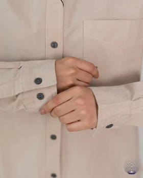 شومیز زنانه لینن صورتی روشن H&M