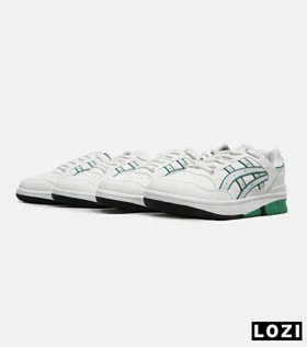 کفش کتانی مردانه سفید سبز ASICS TIGER RUNNER II