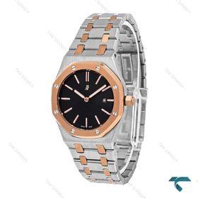 ساعت مچی AP زنانه دورنگ رزگلد صفحه مشکی AP-6755-L