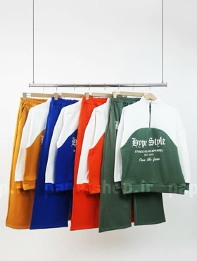 ست دورس نیم زیپ و شلوار