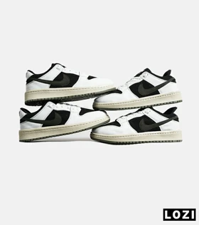 کفش کتانی مردانه و زنانه سفید مشکی نایک NIKE SB Dunk