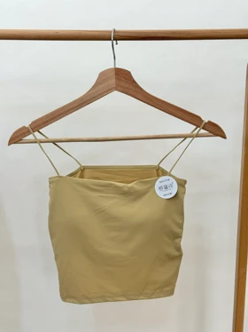 تاپ نیم‌تنه بند اسپاگتی