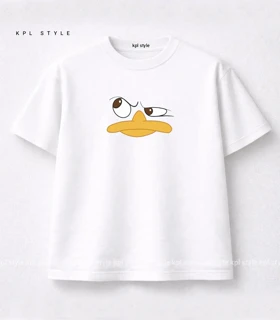 تیشرت باکسی یونیسکس طرح Duck کد 1357