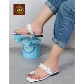 صندل و روفرشی لاانگشتی زنانه مدل شکوفه