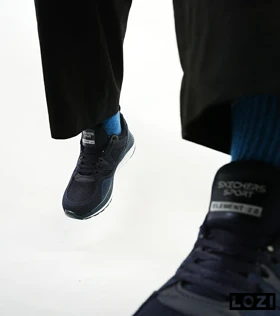 کفش کتانی طبی زنانه و مردانه سرمه ای SKECHERS archfit v02