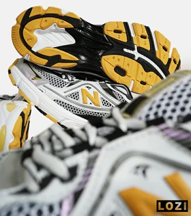 کفش کتانی مردانه و زنانه طوسی مشکی خردلی NEW BALANCE 1064 V.2