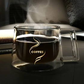 کاپ اسپرسو خوری طرح COFFEE