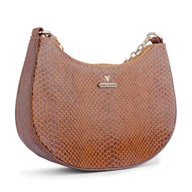 کیف دوشی زنانه چرم یلسان مدل دلسا کد 077-MRV