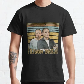 تیشرت prison break طرح Prison Break Retro Vintage کد 202483