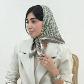 مینی اسکارف زنانه ساتن دیور | آی بولک