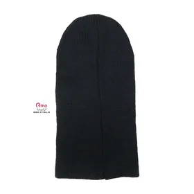 کلاه ماسکی پسرانه و دخترانه سیاه گلدوزی شده