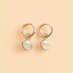 گوشواره ژوپینگ مدل صدف کد M20