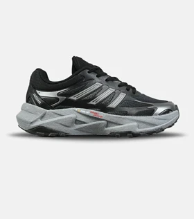 کفش کتانی مردانه و زنانه مشکی طوسی Adidas Jaguar مدل 8862