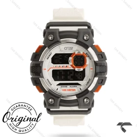 ساعت کرست دیجیتالی مردانه 9507-3 مشکی سفید Crest-11391-U
