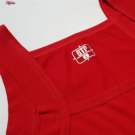 زیرپوش خشتی مردانه برهان تن پوش مدل پنبه‌ای قرمز کد 1011