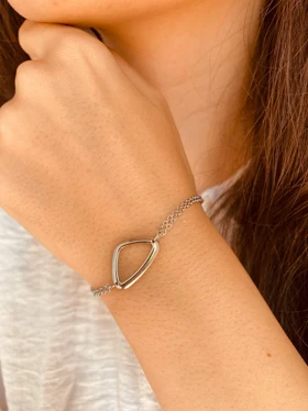 دستبند مثلث استیل