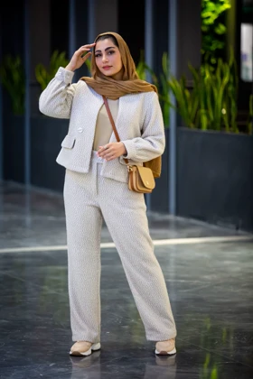 مانتو شلوار برفی الین