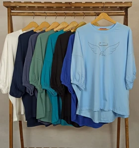 بلوز کیمونو (آبی آسمانی)