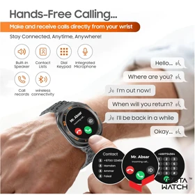 ساعت مچی هوشمند سوئیس میلیتاری SWISS MILITARY مدل SM-WCH-DOM7-GUNF-BLKSTL