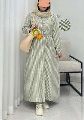 پیراهن مانتویی پیچازی