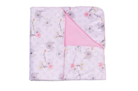 پتو دورپیچ فیل صورتی کلاهدار ROSEBORN FAMILY LOVE-GIRL