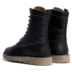 بوت پارتیزان گازولین مشکی شبرو - GAAZOLIN Partisan Boots Night Ranger W
