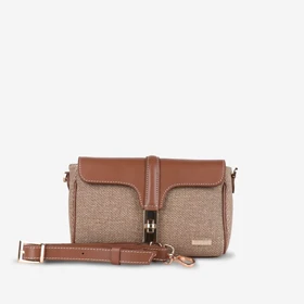 کیف دوشی چرم طبیعی زنانه مونو mono مدل S0031