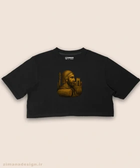 کراپ زنانه اصیل ایرانی طرح کوروش بزرگ کد 1011