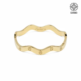 بنگل استیل موجی کارتیر کد 509428033