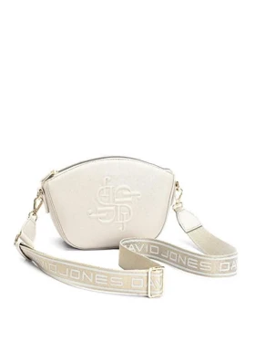 کیف دوشی زنانه دیوید جونز مدل CM7362 (شیری)