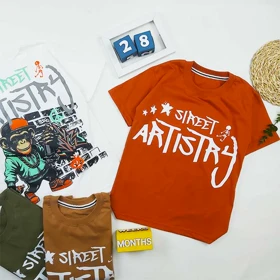 تیشرت پسرانه مانکی