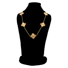 گردنبند زنانه ونکلیف (طلایی)