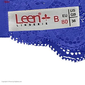 سوتین زنانه فشن تمام تور آبی لین مدل 4680-615