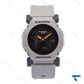 ساعت جیشاک GA2300 کاسیو طوسی صفحه مشکی G-Shock-6292-L