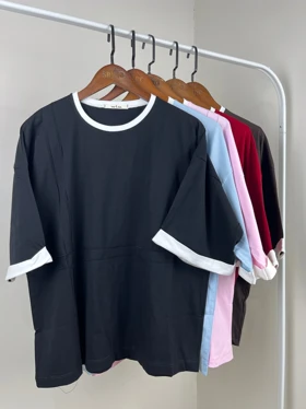 تیشرت باکسی یقه گرد
