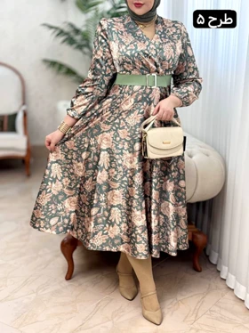 پیراهن ساتن آترین 3601